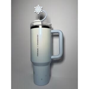 Stanley X Starbucks China 2025 Snowlit Wonderland Snowflake Frost 40oz BNWT BNIB